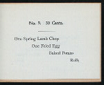 BREAKFAST [held by] CROSBY'S RESTAURANT [at] "19 SCHOOL STREET, BOSTON, [MA];" (REST;)