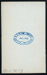 BANQUET [held by] NEW YORK FURNITURE WAREHOUSEMEN'S ASSOCIATION [at] "LONG BEACH HOTEL, [L.I., NY];" (HOTEL;)