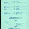 DINNER A LA CARTE [held by] PLANTERS HOTEL [at] "ST. LOUIS, [MO];" (HOTEL;)