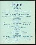 DINNER [held by] PLANTERS HOTEL [at] "ST. LOUIS, [MO];" (HOTEL;)