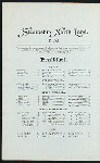 BREAKFAST [held by] NORTHERN STEAMSHIP COMPANY/GREAT NORTHERN RY LINE. [at] ON BOARD SS NORTH LAND (SS;)