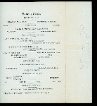 EVENING DINNER [held by] HOTEL VICTORY [at] "PUT IN BAY ISLAND, OH" (HOTEL;)