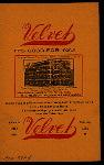 TABLE DE HOTE DINNER/FISH DINNER [held by] HOTEL VELVET [at] "OLD ORCHARD BEACH, ME" (HOTEL;)