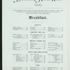 BREAKFAST [held by] NORTHERN STEAMSHIP COMPANY/GREAT NORTHERN RY LINE. [at] ON BOARD SS NORTH WEST (SS;)