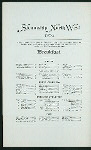 BREAKFAST [held by] NORTHERN STEAMSHIP COMPANY/GREAT NORTHERN RY LINE. [at] ON BOARD SS NORTH WEST (SS;)