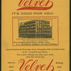 TABLE DE HOTE DINNER/FISH DINNER [held by] HOTEL VELVET [at] "OLD ORCHARD BEACH, ME" (HOTEL;)