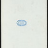 A LA CARTE [held by] NORTHERN STEAMSHIP COMPANY/GREAT NORTHERN RY LINE. [at] ON BOARD SS NORTH WEST (SS;)