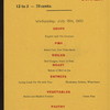 TABLE DE HOTE DINNER/FISH DINNER [held by] HOTEL VELVET [at] "OLD ORCHARD BEACH, ME" (HOTEL;)