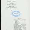 ANNUAL BANQUET [held by] NATIONAL SHORTHAND REPORTERS [at] "HOTEL VICTORY, PUT-IN-BAY, OH;" (HOTEL;)