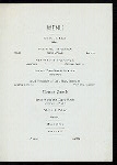 ANNUAL BANQUET [held by] NATIONAL SHORTHAND REPORTERS [at] "HOTEL VICTORY, PUT-IN-BAY, OH;" (HOTEL;)