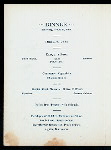 DINNER [held by] MAPLEWOOD HOTEL [at] "WHITE MOUNTAINS, NH" (HOTEL;)