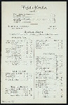 MENU [held by] KEMPINSKI RESTAURANT [at] "HAMBURG, GERMANY" (REST;)