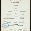 TIFFIN [held by] TOYO KISEN KAISHA [at] EN ROUTE ABOARD HONG KONG MARU (SS;)