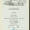 DINNER [held by] NORDEUTSCHER LLOYD [at] EN ROUTE ABOARD SS. BARBAROSSA (SS;)