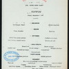 TIFFIN [held by] TOYO KISEN KAISHA [at] EN ROUTE ABOARD SS HONG KONG MARU (SS;)