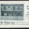 DAILY MENU [held by] CAFE' IMPERIAL [at] "FRANKFURT, GERMANY - 13 KAISERSTRASSE" (CAFE')