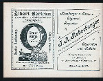 DAILY MENU [held by] CAFE' IMPERIAL [at] "FRANKFURT, GERMANY - 13 KAISERSTRASSE" (CAFE')