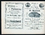 DAILY MENU [held by] CAFE' IMPERIAL [at] "FRANKFURT, GERMANY - 13 KAISERSTRASSE" (CAFE')