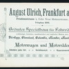 DAILY MENU [held by] CAFE' IMPERIAL [at] "FRANKFURT, GERMANY - 13 KAISERSTRASSE" (CAFE')