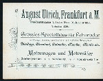 DAILY MENU [held by] CAFE' IMPERIAL [at] "FRANKFURT, GERMANY - 13 KAISERSTRASSE" (CAFE')
