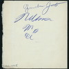 SUNDAY DINNER [held by] GRANDON HOTEL [at] "HELENA, MT" (HOTEL;)