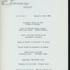 DINNER [held by] NORDEUTSCHER LLOYD BREMEN [at] "DAMPFER ""ALLER""" (SS;)