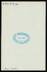 DINNER [held by] GRAND HOTEL CENTRAL [at] LISBONNE (PORTUGAL?) (FOR;)