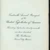 14NTH ANNUAL BANQUET [held by] UNITED TYPOTHETAE OF AMERICA [at] "THE BALTIMORE, KANSAS CITY,MO" (HOTEL;)