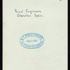 DINNER [held by] ROYAL ENGINEERS [at] "GIBRALTAR, SPAIN" (?)