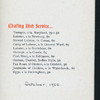 MENU [held by] CENTURY CLUB [at] "CLEVELAND,OHIO" (CLUB)