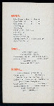 MENU [held by] CENTURY CLUB [at] "CLEVELAND,OHIO" (CLUB)