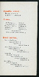 MENU [held by] CENTURY CLUB [at] "CLEVELAND,OHIO" (CLUB)