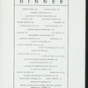 DINNER [held by] LEHIGH VALLEY RAILROAD [at] BLACK DIAMOND EXPRESS (DINING CAR;)