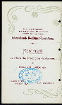 BANQUET HONORING JUDGING COLLEAGUES [held by] INTERNATIONALE KOCHKUNST-AUSSTELLUNG [at] "GRAND HOTEL,PARISER HOF,FRANKFURT A.M.,[GERMANY]" (HOTEL;FOREIGN;)