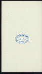 SECOND ANNIVERSARY DINNER [held by] COLONIAL HOTEL [at] CLEVELAND [OH] (HOTEL;)