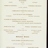 SECOND ANNIVERSARY DINNER [held by] COLONIAL HOTEL [at] CLEVELAND [OH] (HOTEL;)