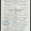 DINNER [held by] PALACE HOTEL RESTAURAT [at] "[SAN FRANCISCO,CA]" (HOTEL;)