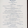 THANKSGIVING DAY DINNER [held by] CHICAGO BEACH HOTEL [at] "CHICAGO, IL" (HOTEL;)