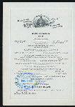 THANKSGIVING DAY DINNER [held by] BALTIMORE & OHIO R.R. [at] """ROYAL LIMITED, THE"" - ""FINEST DAYLIGHT TRAIN IN THE WORLD"" EN ROUTE WASHINGTON, BALTIMORE, PHILADELPHIA, NEW YORK---CAR ""WALDORF""" (RR;)