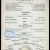 THANKSGIVING DAY DINNER] [held by] TOYO KISEN KAISHA [at] EN ROUTE ABOARD HONG KONG MARU (SS;)
