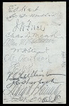 COMPLIMENTARY DINNER TO DWIGHT KINNEY [held by] FRIENDS OF DWIGHT KINNEY [at] "QUEEN CITY CLUB,[CINCINNATI,OH?]" (OTHER (PRIVATE CLUB))