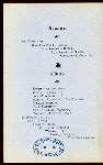 17TH ANNUAL BANQUET [held by] ALUMNI OF THE UNIVERSITY LAW SCHOOL [at] HOTEL SAVOY [NY?] (HOTEL;)