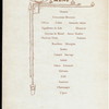 DINNER TO PROFESSOR GEORGE HOWARD WOODBERRY [held by] COLUMBIA COLLEGE STUDENTS [at] "[?COLUMBIA COLLEGE, NEW YORK, NY?]"