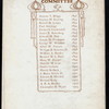 DINNER TO PROFESSOR GEORGE HOWARD WOODBERRY [held by] COLUMBIA COLLEGE STUDENTS [at] "[?COLUMBIA COLLEGE, NEW YORK, NY?]"