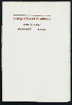 DINNER TO PROFESSOR GEORGE HOWARD WOODBERRY [held by] COLUMBIA COLLEGE STUDENTS [at] "[?COLUMBIA COLLEGE, NEW YORK, NY?]"
