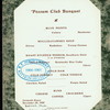 BANQUET [held by] 'POSSUM CLUB [at] "GRISWOLD HOUSE, DETROIT, MI" (HOTEL;)