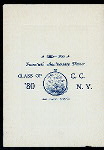 TWENTIETH ANNIVERSARY DINNER [held by] C.C.N.Y.CLASS OF '80 [at] "HOTEL MANHATTAN, NY" (HOTEL;)