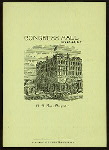 DINNER [held by] CONGRESS HALL [at] SYRACUSE NY (HOTEL;)
