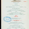 CHRISTMAS DINNER [held by] RUSSELL HOUSE [at] "DETROIT,MICH." (HOTEL)