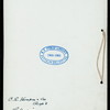 CHRISTMAS DINNER [held by] CENTRAL HOTEL [at] "CHARLOTTE,NC" (HOTEL;)